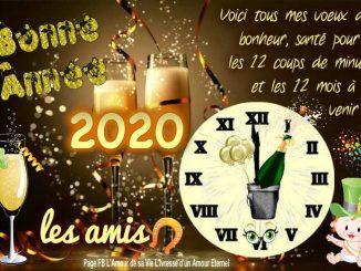 Bonne et heureuse année 2020!